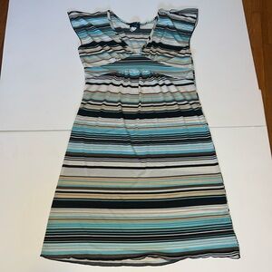 Vintage Polyester Dress: 70s or 80s